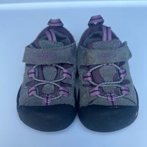 Keen Baby Girl Shoes - Gray and Purple